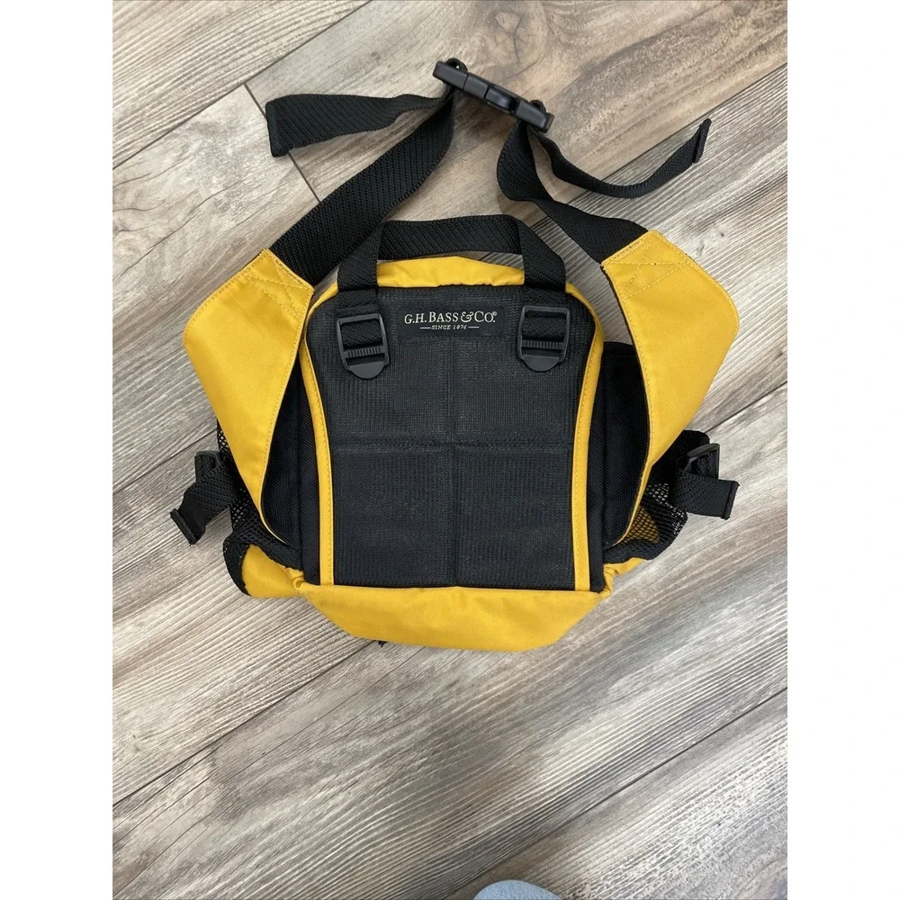 VTG GH Bass &‎ Co Outdoor Gear Hiking Fishing Fanny Pack Yellow Black